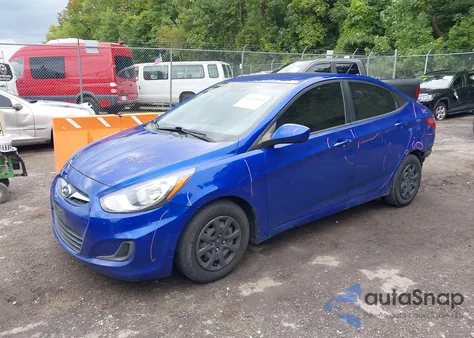 2014 Hyundai Accent Gls из США, поврежденный, VIN KMHCT4AE0EU720254